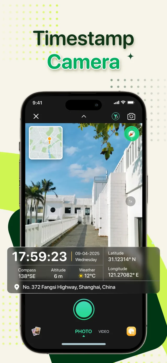 Timestamp Camera -AI Timestamp App Store screenshot 1