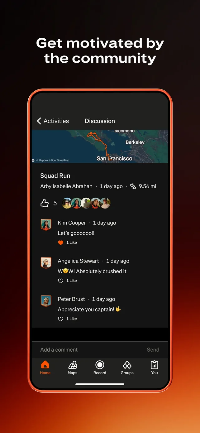 Strava: Run, Bike, Walk App Store screenshot 2