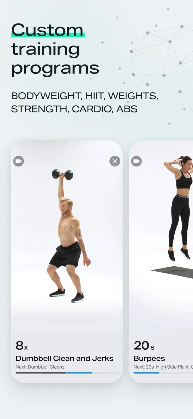 Freeletics: Workouts & Fitness App Store screenshot 2