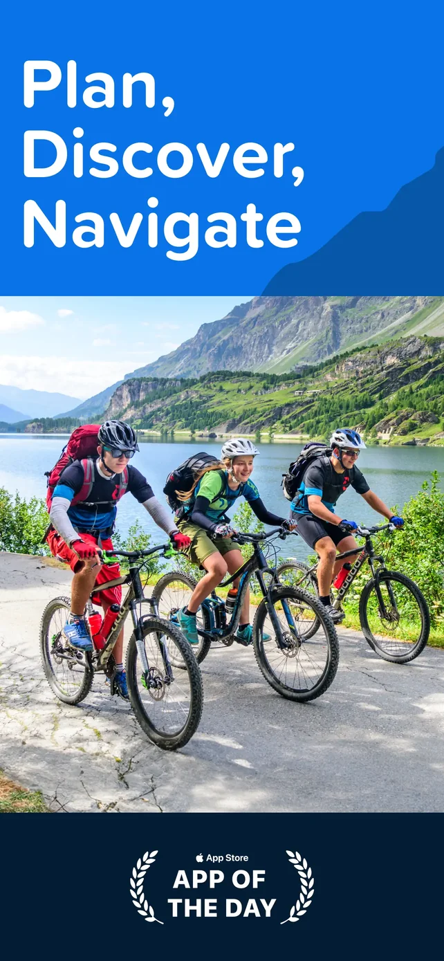 Bikemap: Bicycle Tracker & GPS App Store screenshot 1