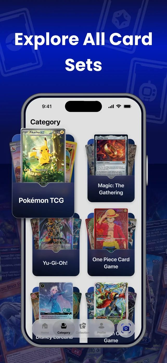 TCG Card Scanner & Value-Foloy App Store screenshot 3
