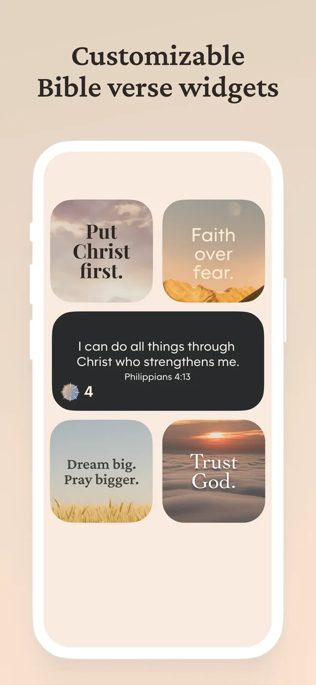 Bible Widgets: Verses & Prayer App Store screenshot 2