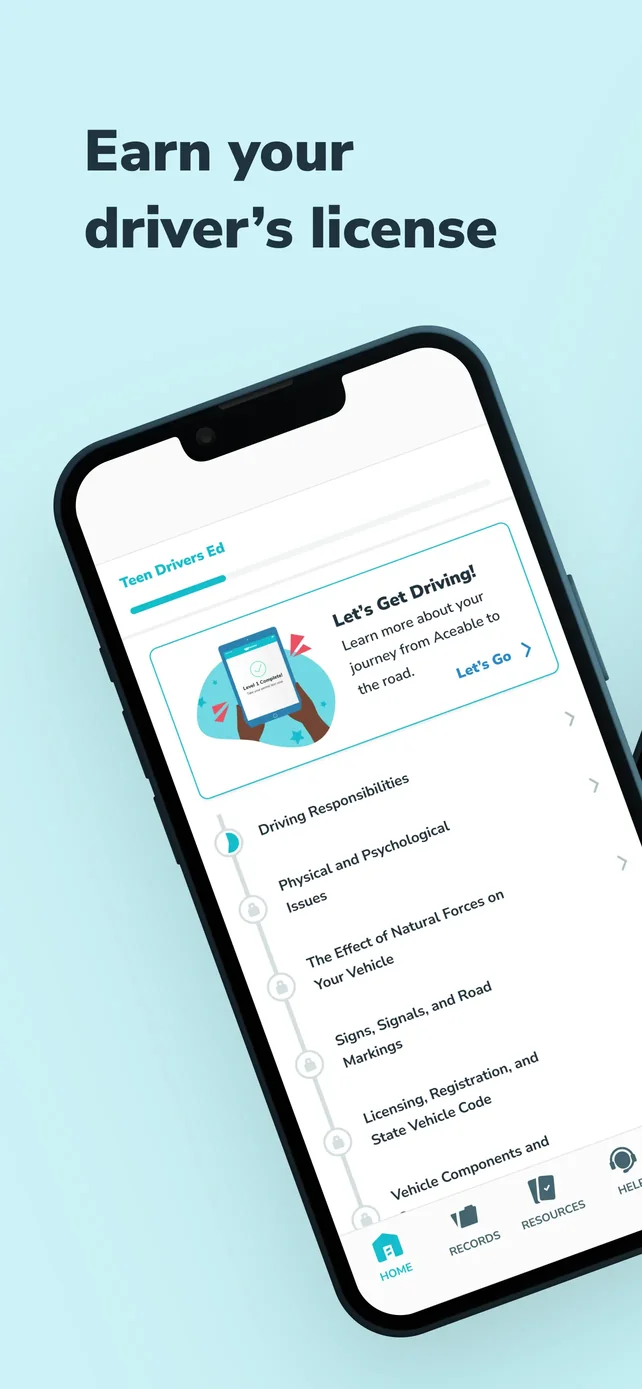 Aceable Drivers Ed & Test Prep App Store screenshot 1