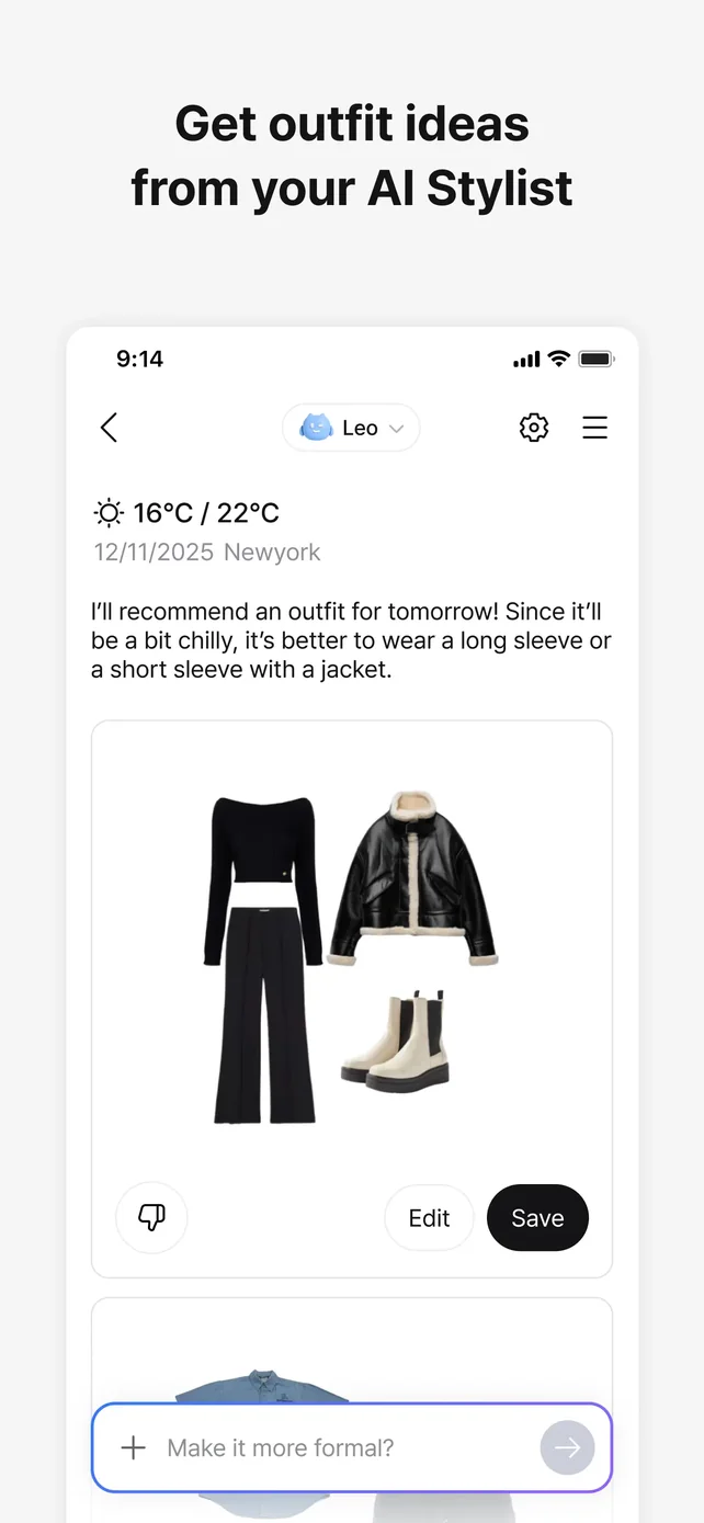 Acloset - AI Fashion Assistant App Store screenshot 4