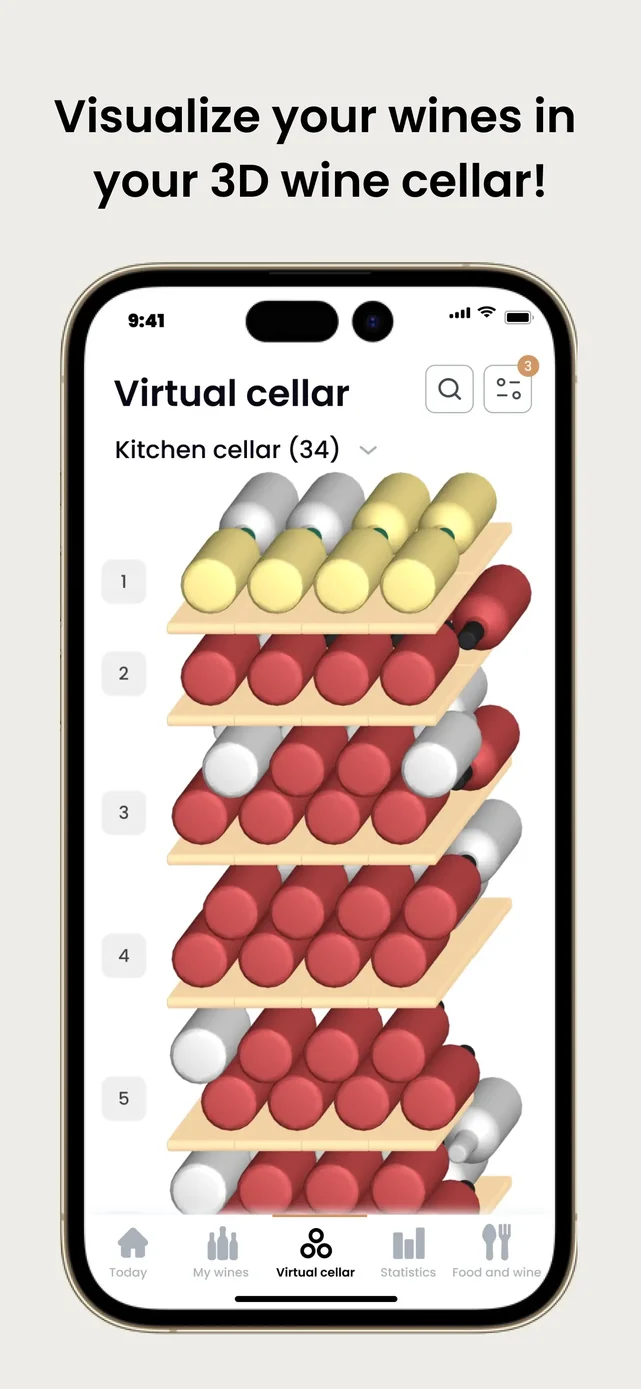 Oeni: #1 Wine Cellar Manager App Store screenshot 2