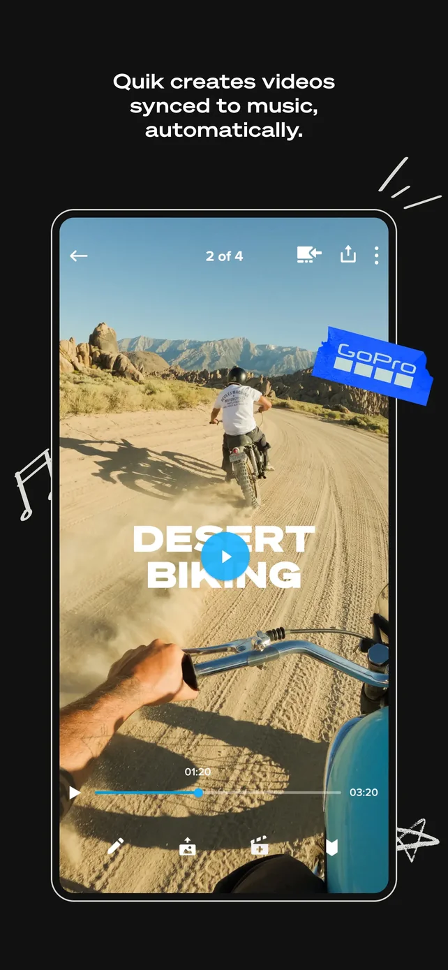 GoPro Quik App Store screenshot 1