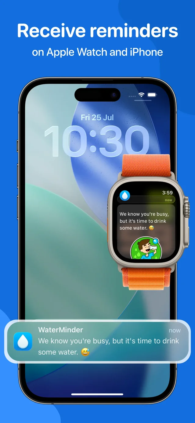 Water Tracker by WaterMinder® App Store screenshot 1