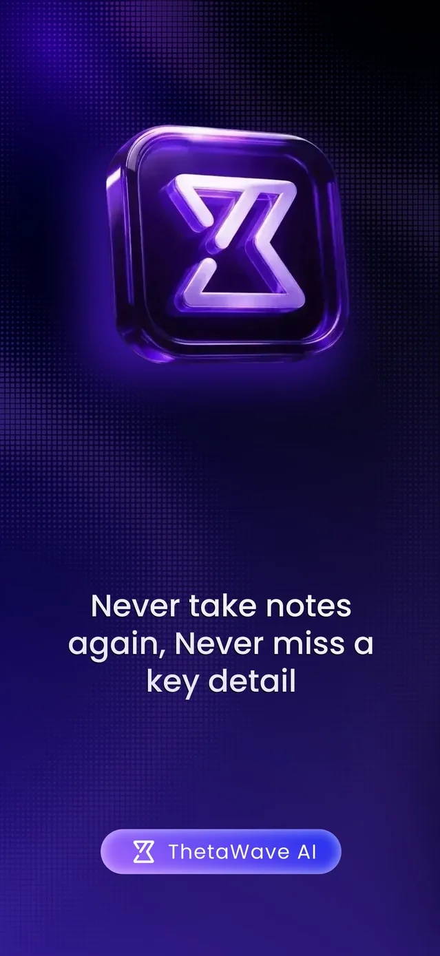 ThetaWave-AI Study Notes App Store screenshot 1