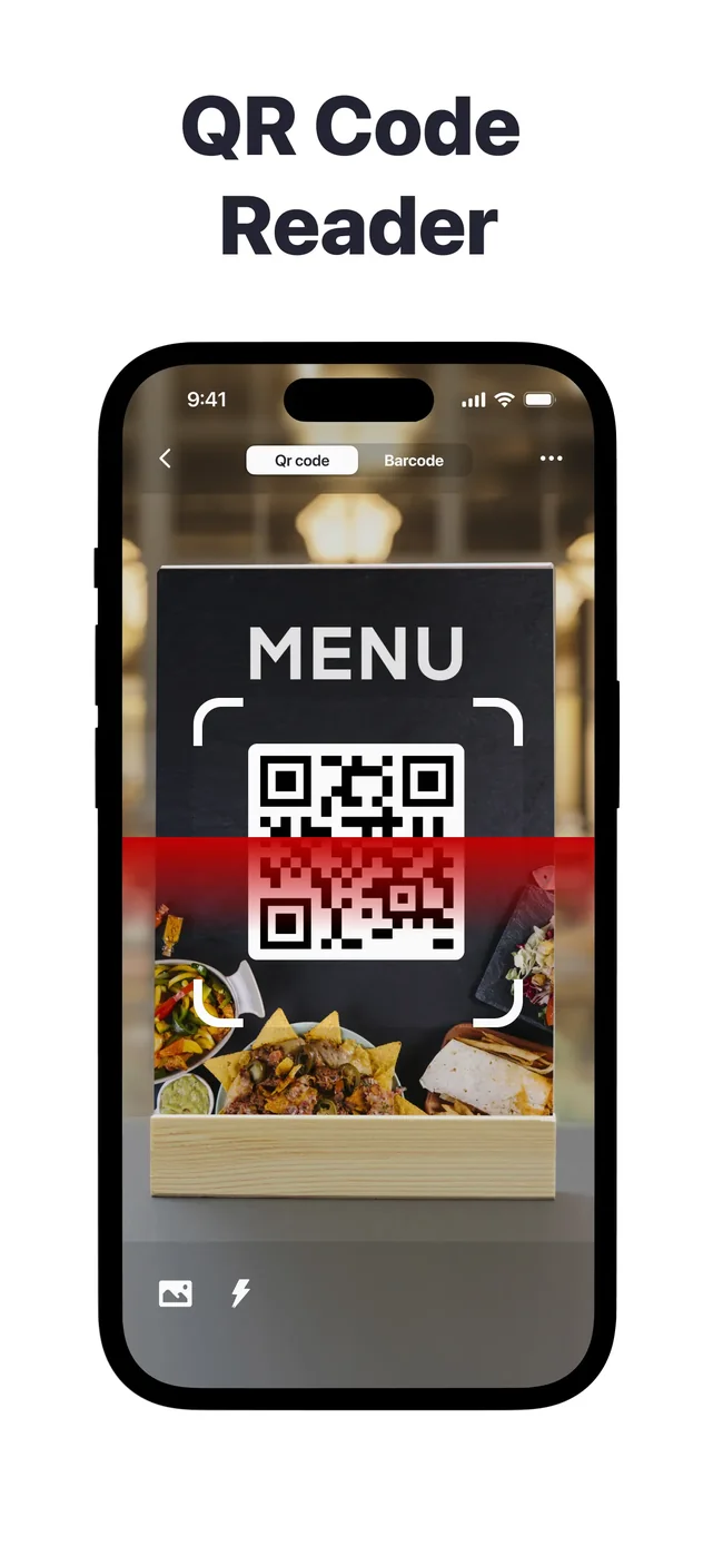 QR Code Reader＋Barcode Scanner App Store screenshot 1