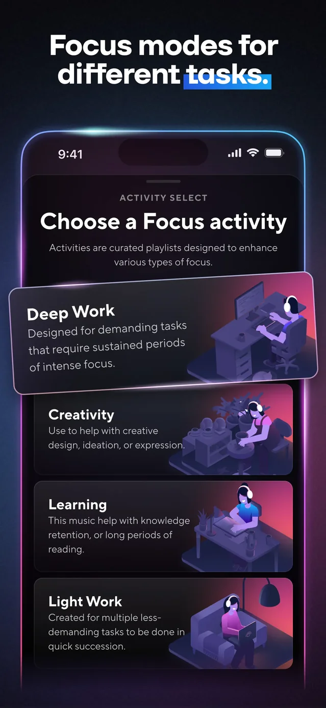 Brain.fm: Focus & Sleep Music App Store screenshot 4