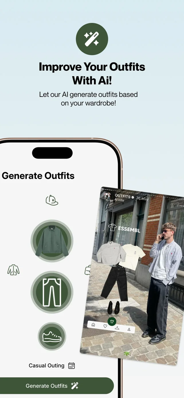 Essembl: Outfit Planner App Store screenshot 1