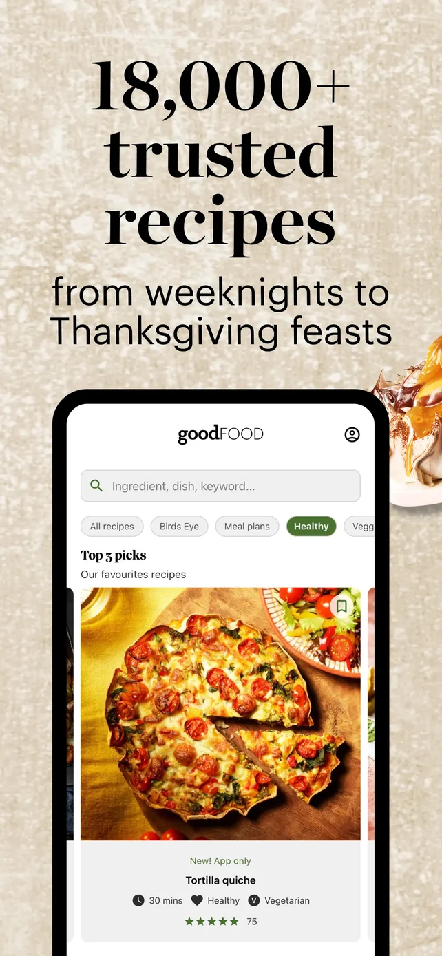 Good Food: Recipe Finder App Store screenshot 1