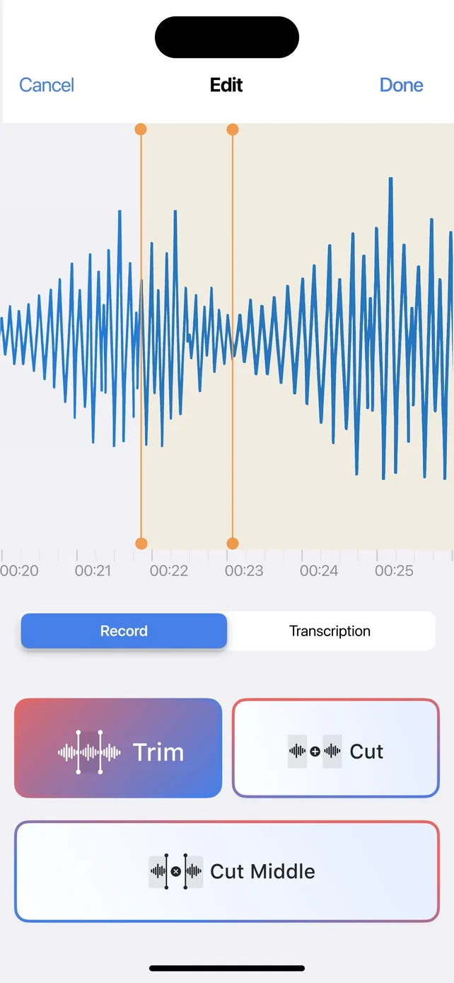 Voice Recorder－Audio Memos Арр App Store screenshot 3