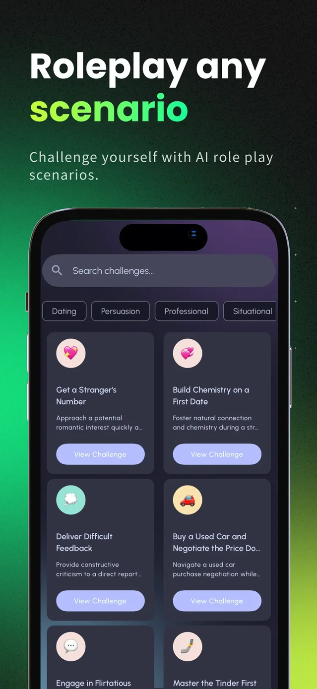 CharmXP: AI Charisma Coach App Store screenshot 4