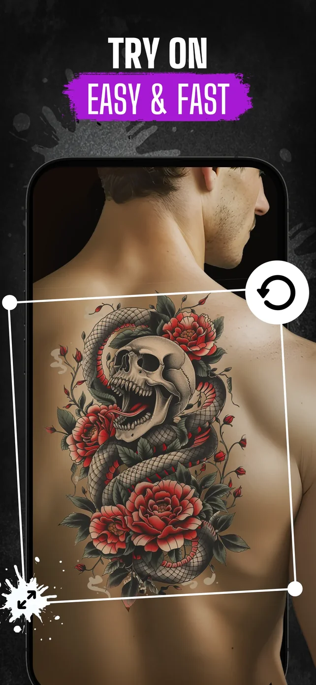 Next Ink: AI Tattoo Design App Store screenshot 1