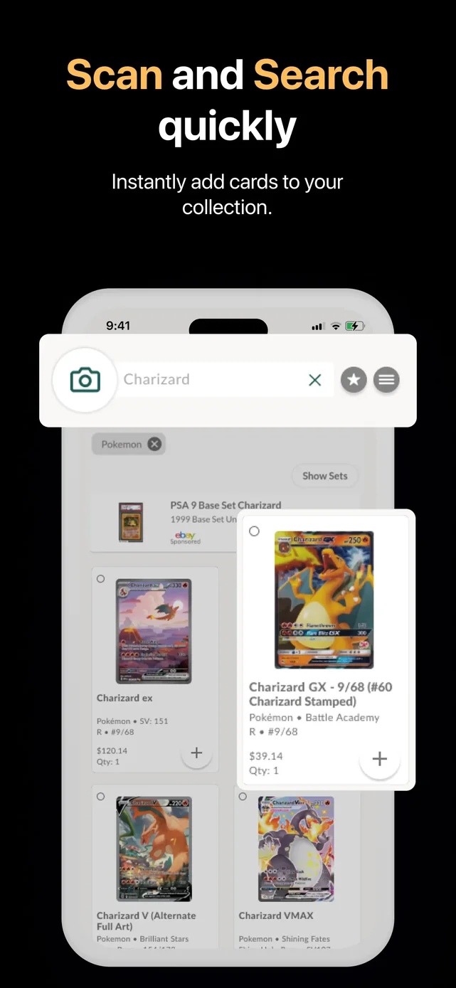 Collectr - TCG Collector App App Store screenshot 1