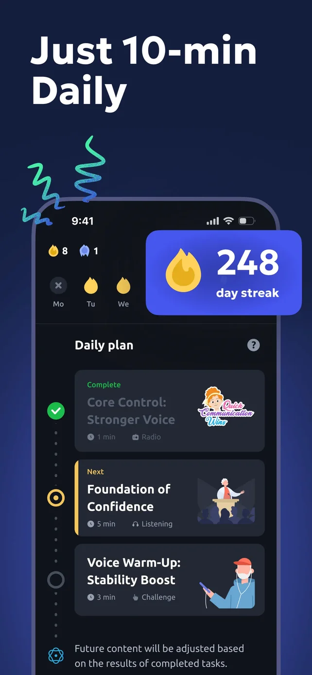 Vocal Image: AI Speaking Coach App Store screenshot 4