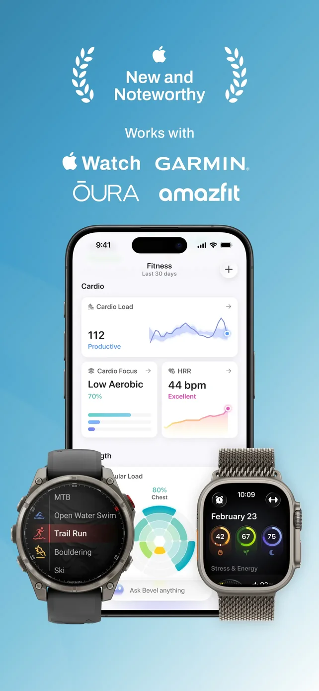 Bevel: AI Health Coach App Store screenshot 3