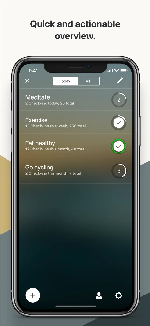 Today Habit tracker App Store screenshot 4