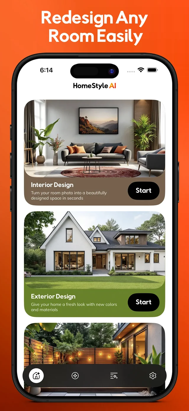 Home Style AI: Interior Design App Store screenshot 1