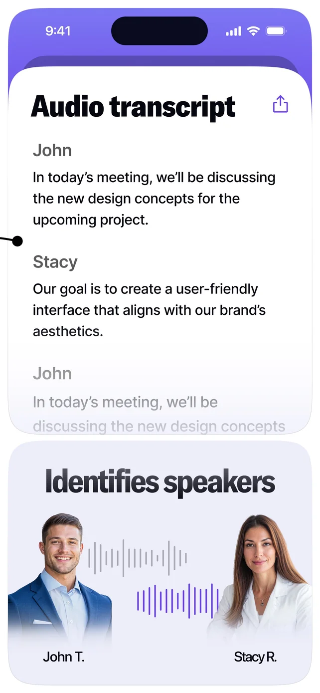 Wave AI Note Taker & Recorder App Store screenshot 2