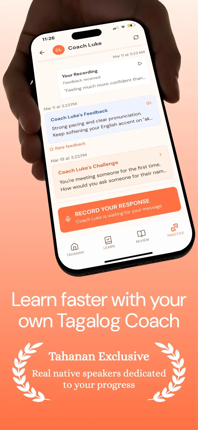 Tahanan: Learn Tagalog App Store screenshot 2