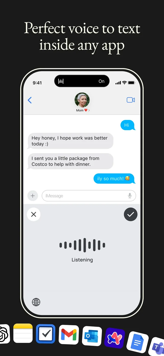 Wispr Flow: AI Voice Keyboard App Store screenshot 2