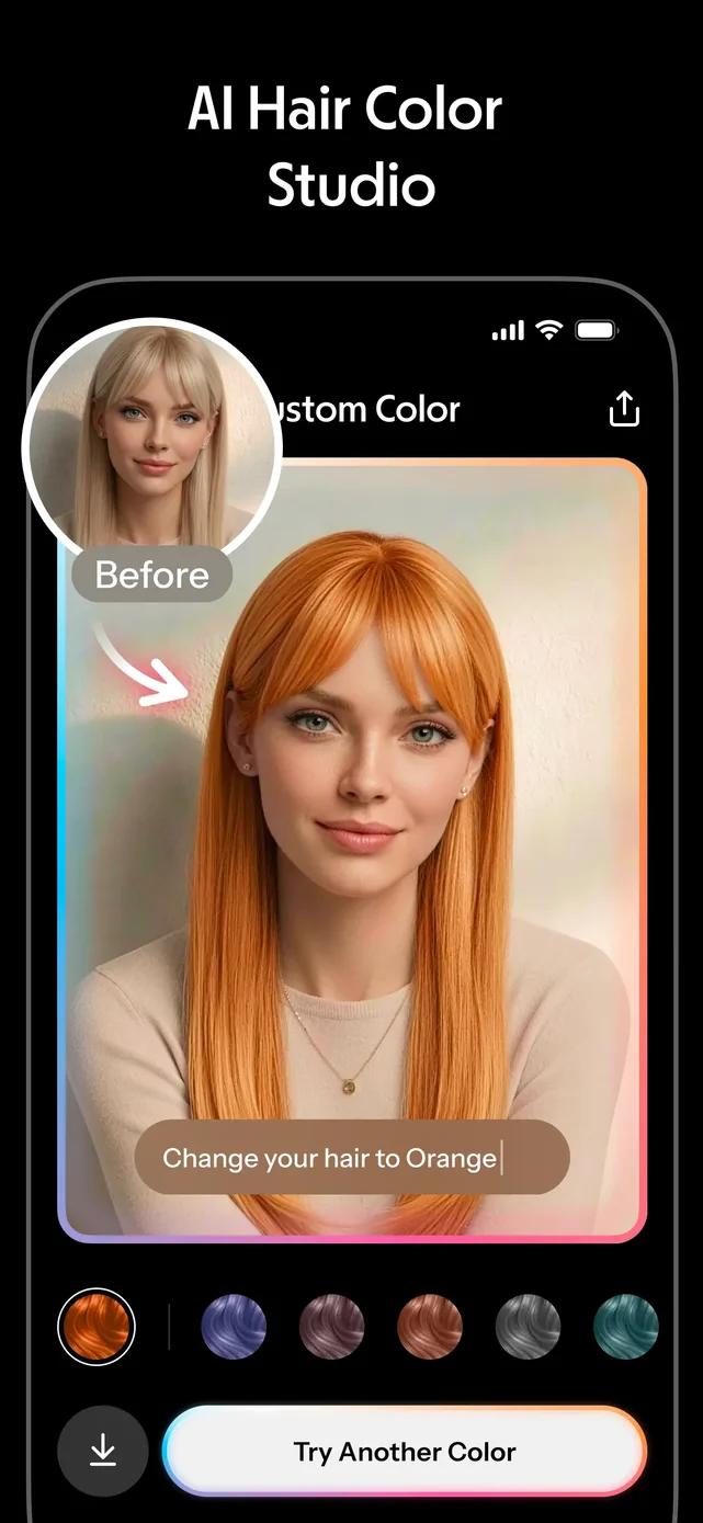 Hairify - AI Hairstyle Try On App Store screenshot 2