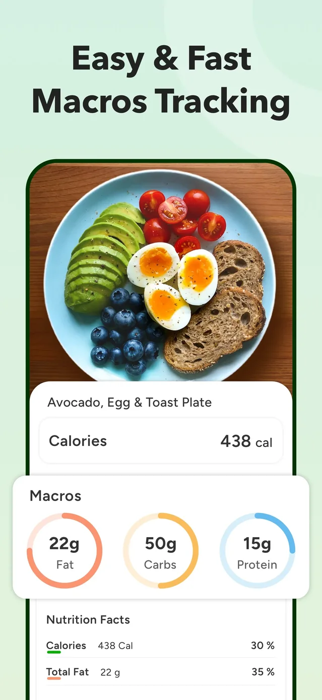 CaloCare: AI Calorie Counter App Store screenshot 2