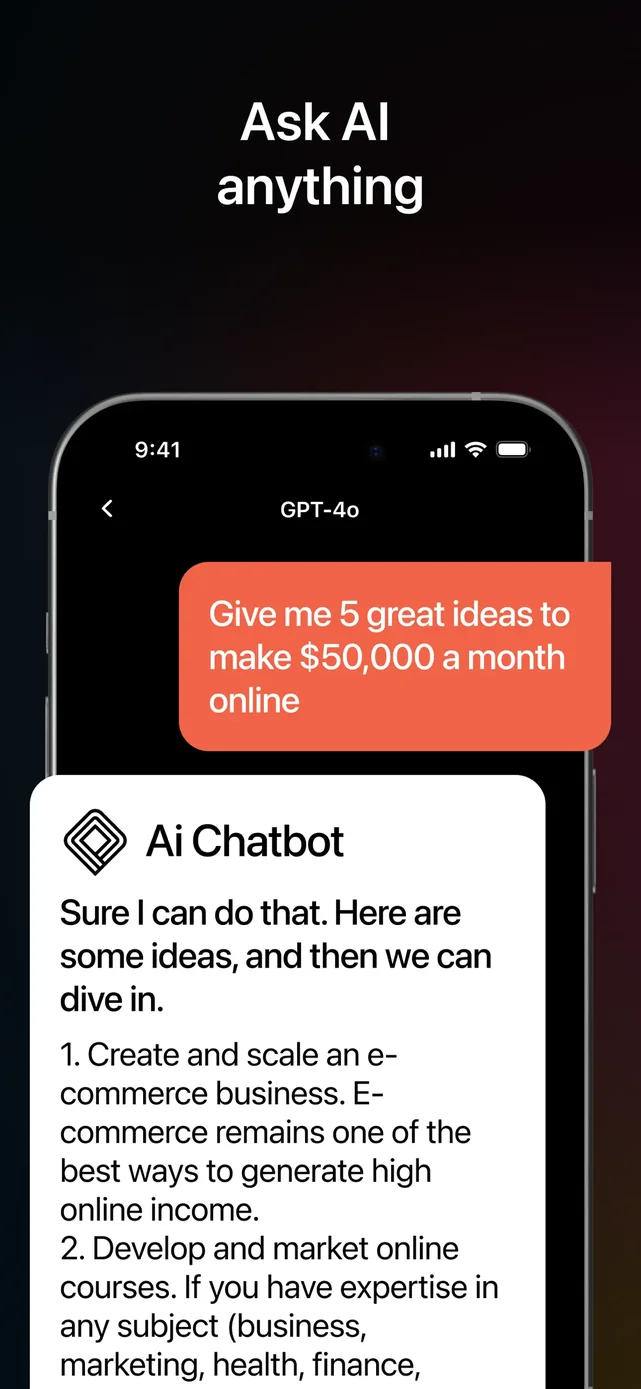 AI Chatbot: Pixi App Store screenshot 3