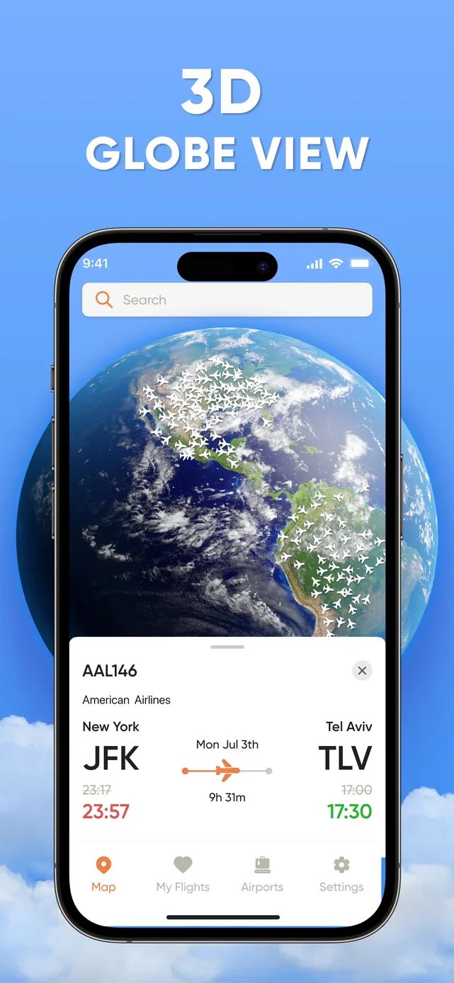 Flight Tracker: Plane Radar 24 App Store screenshot 3