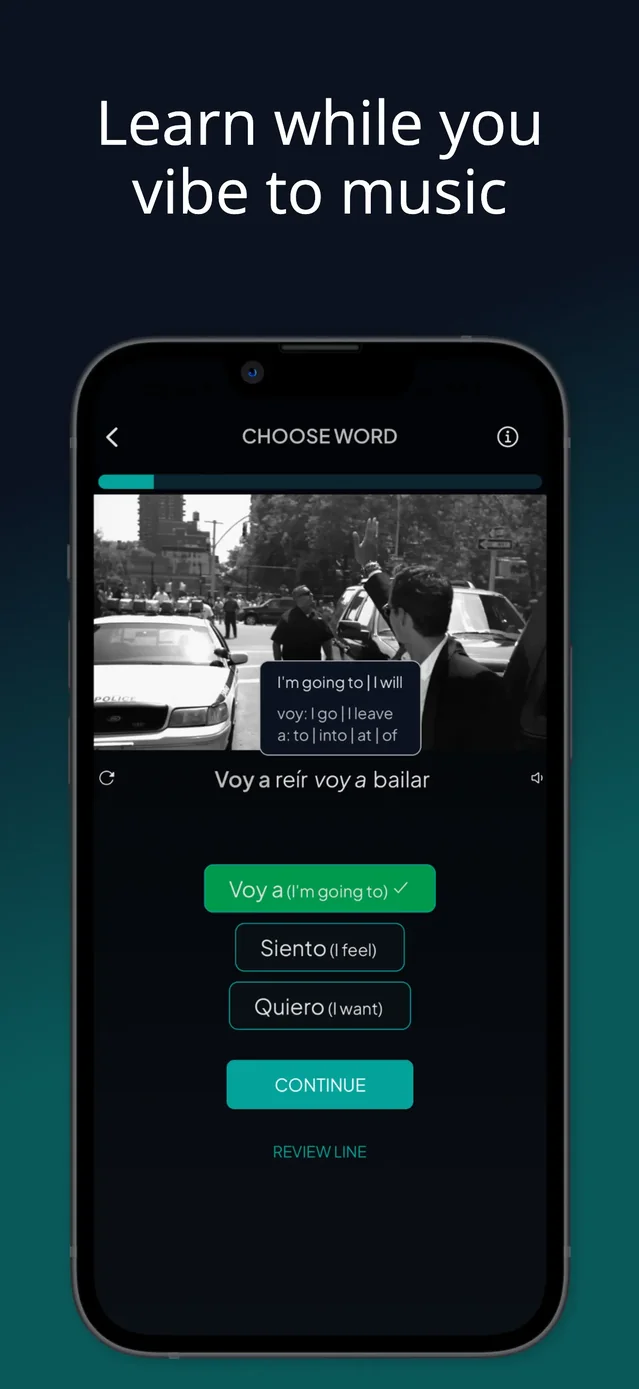 LyricFluent: Learn Languages App Store screenshot 2