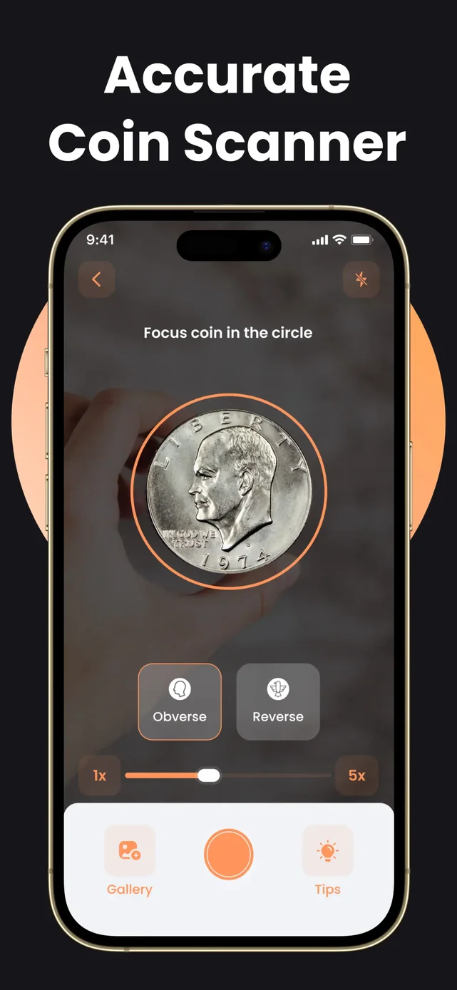 CoinIn: Coin Scan Identifier App Store screenshot 2