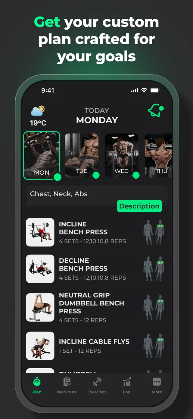 ProFit: Workout Planner App Store screenshot 1