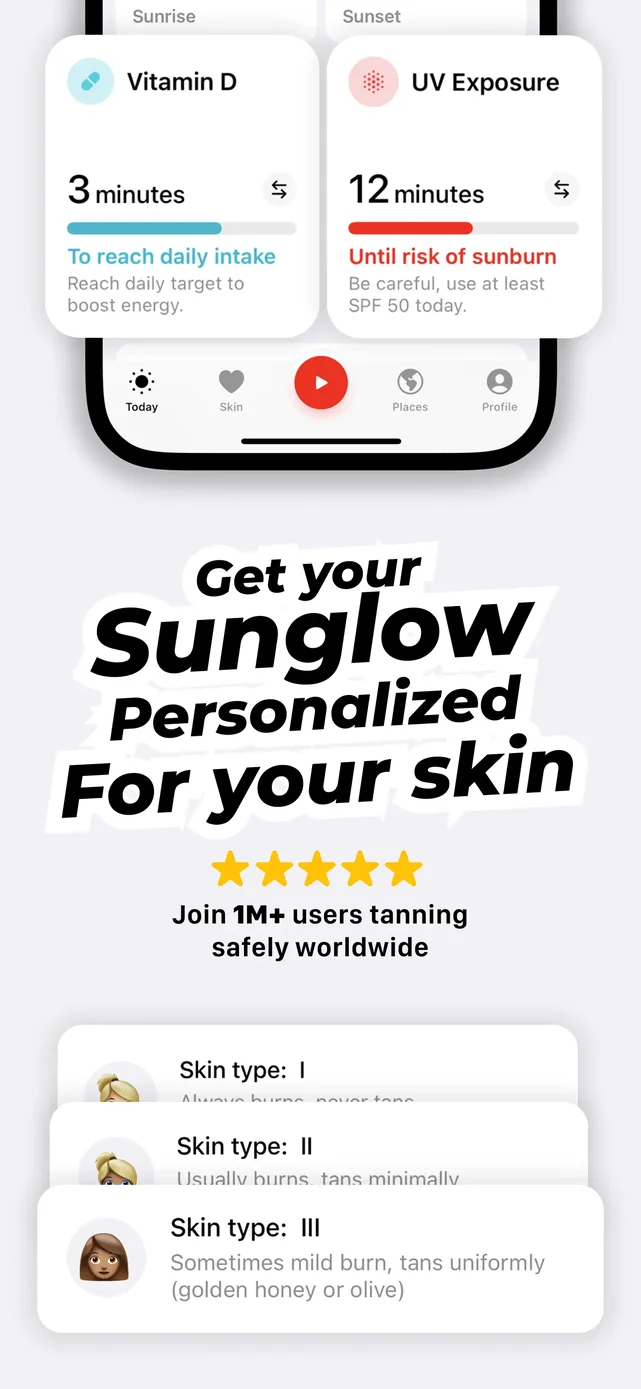 SunSafe: UV Index & Tanning App Store screenshot 3