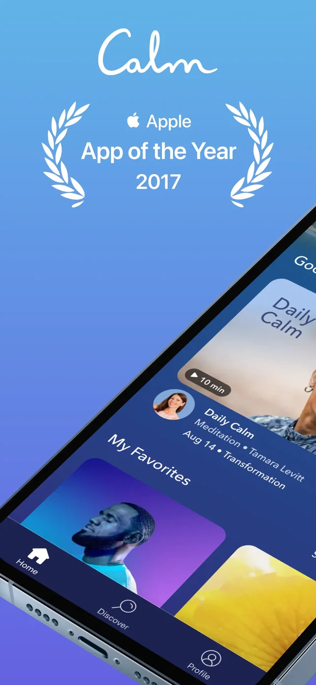 Calm App Store screenshot 1
