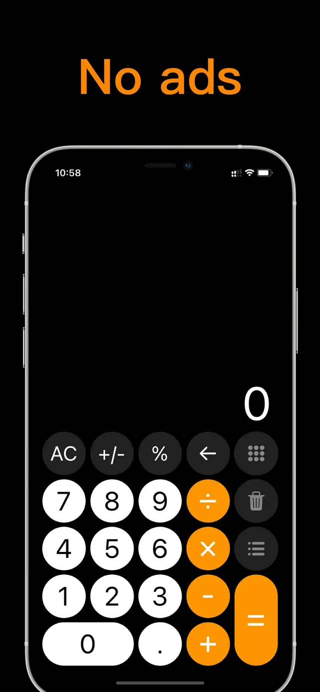 Calculator with History + App Store screenshot 4