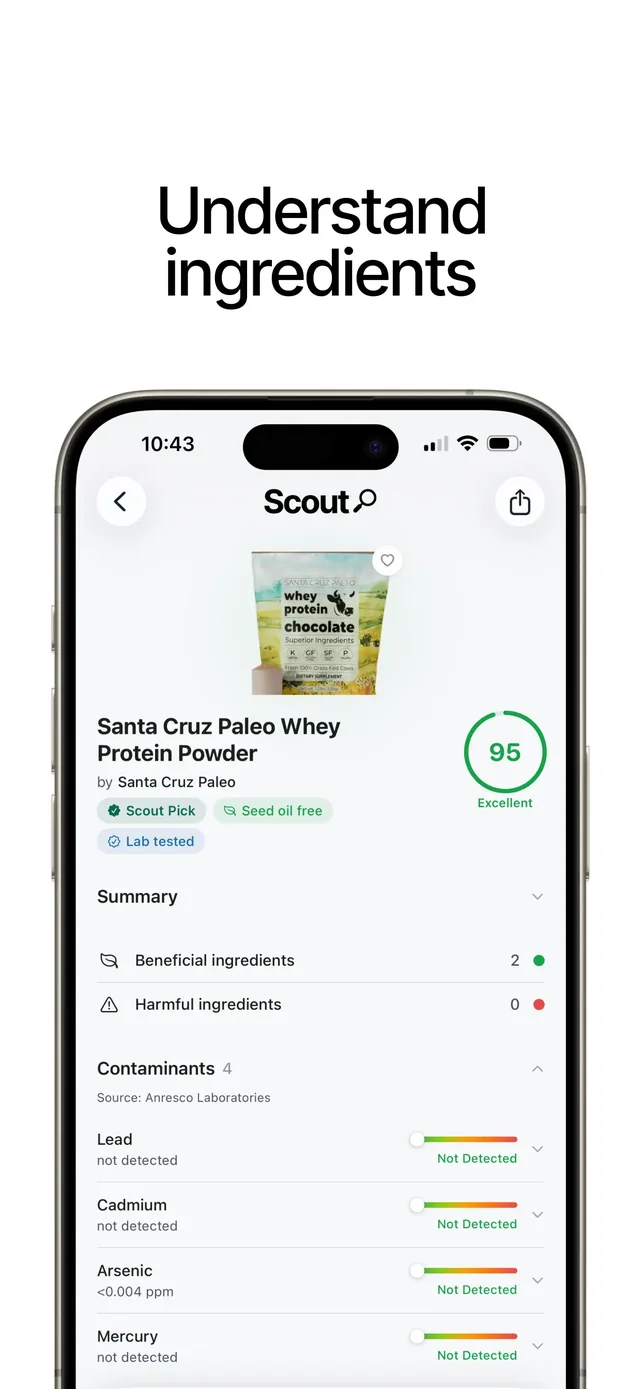 Scout - Health Analysis App Store screenshot 2