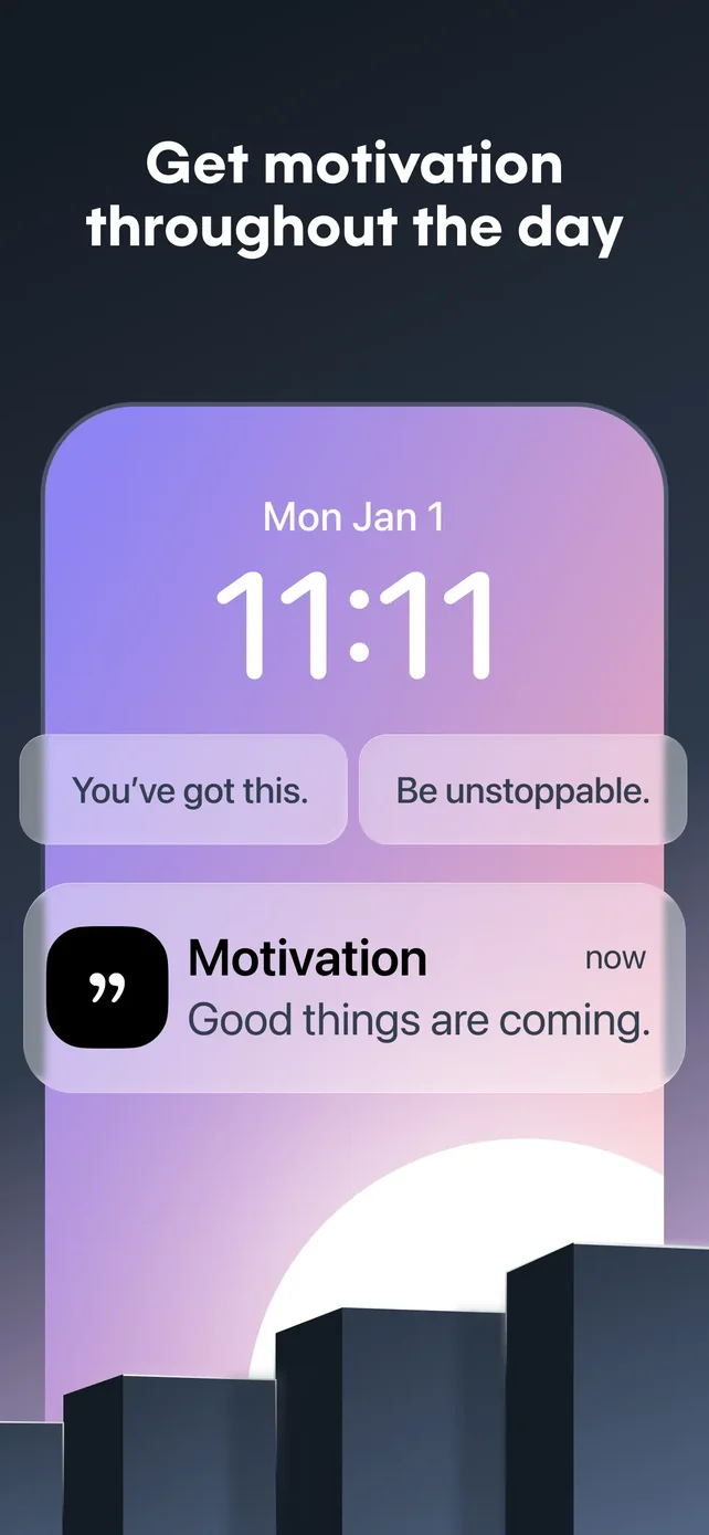 Motivation - Daily quotes App Store screenshot 1