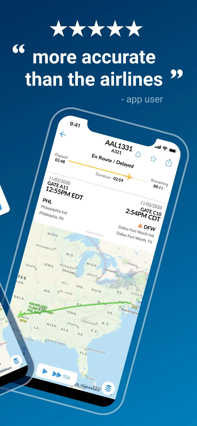 FlightAware Flight Tracker App Store screenshot 2
