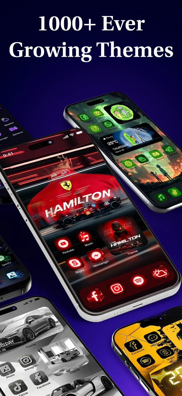 Themie: Wallpapers & Theme App Store screenshot 1