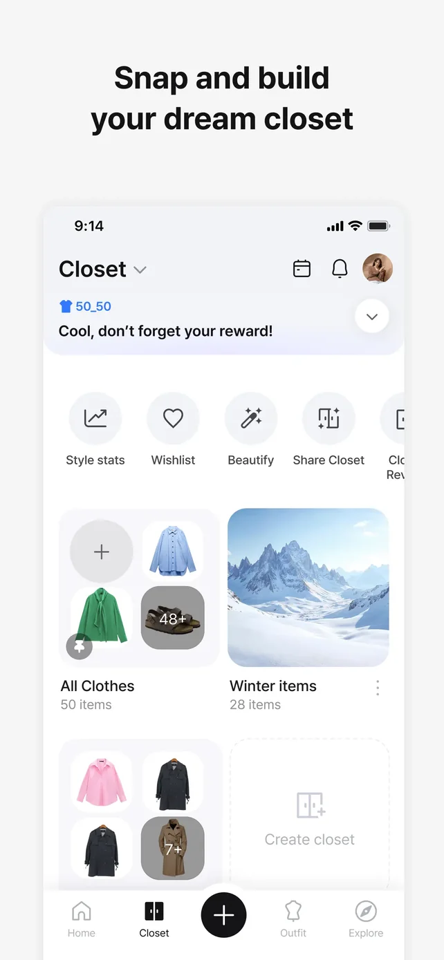Acloset - AI Fashion Assistant App Store screenshot 2