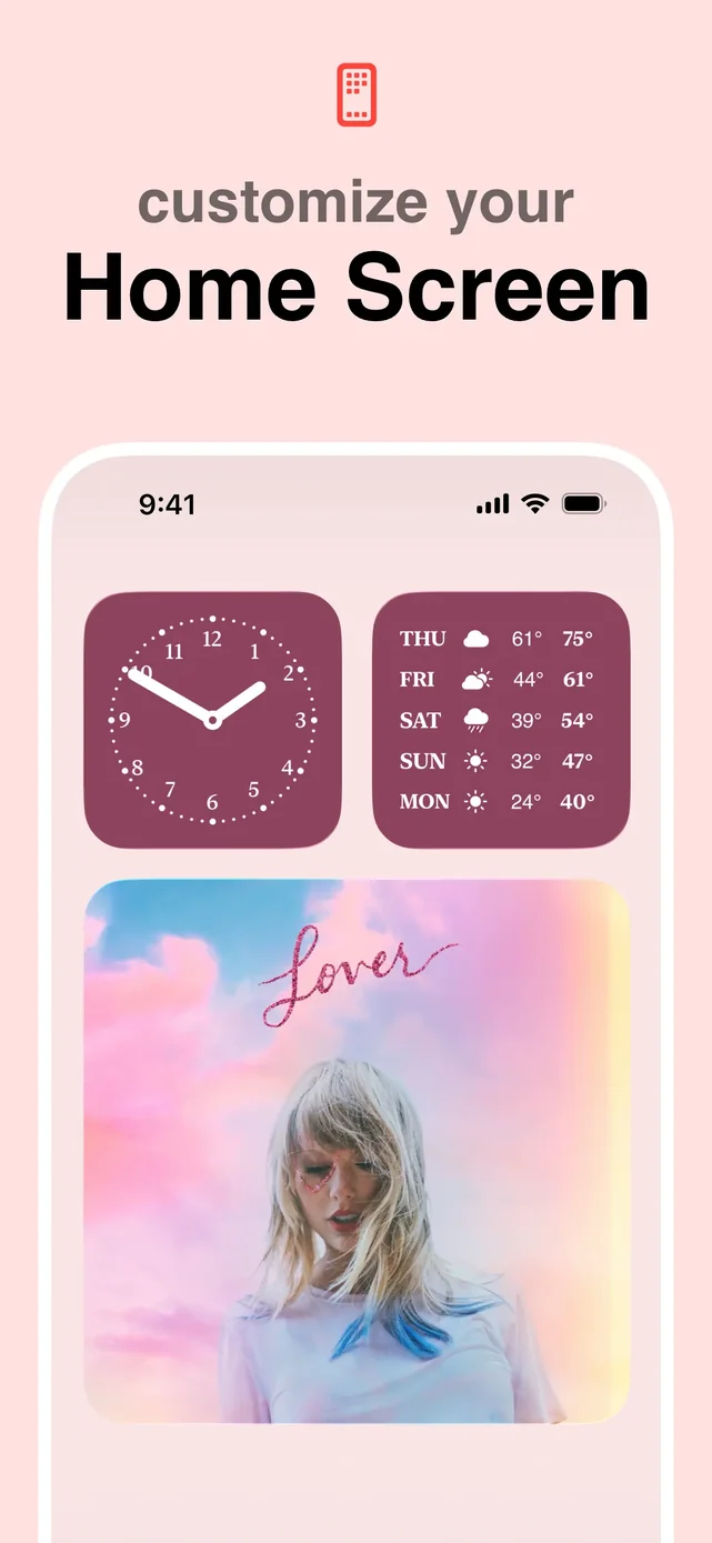 Widgetsmith App Store screenshot 1