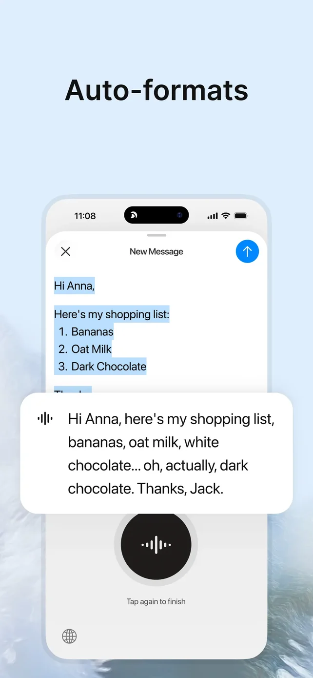 Typeless: AI Voice Keyboard App Store screenshot 4