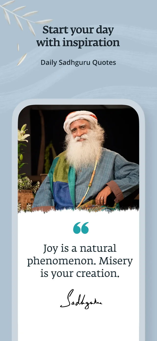 Sadhguru- Yoga & Meditation App Store screenshot 3