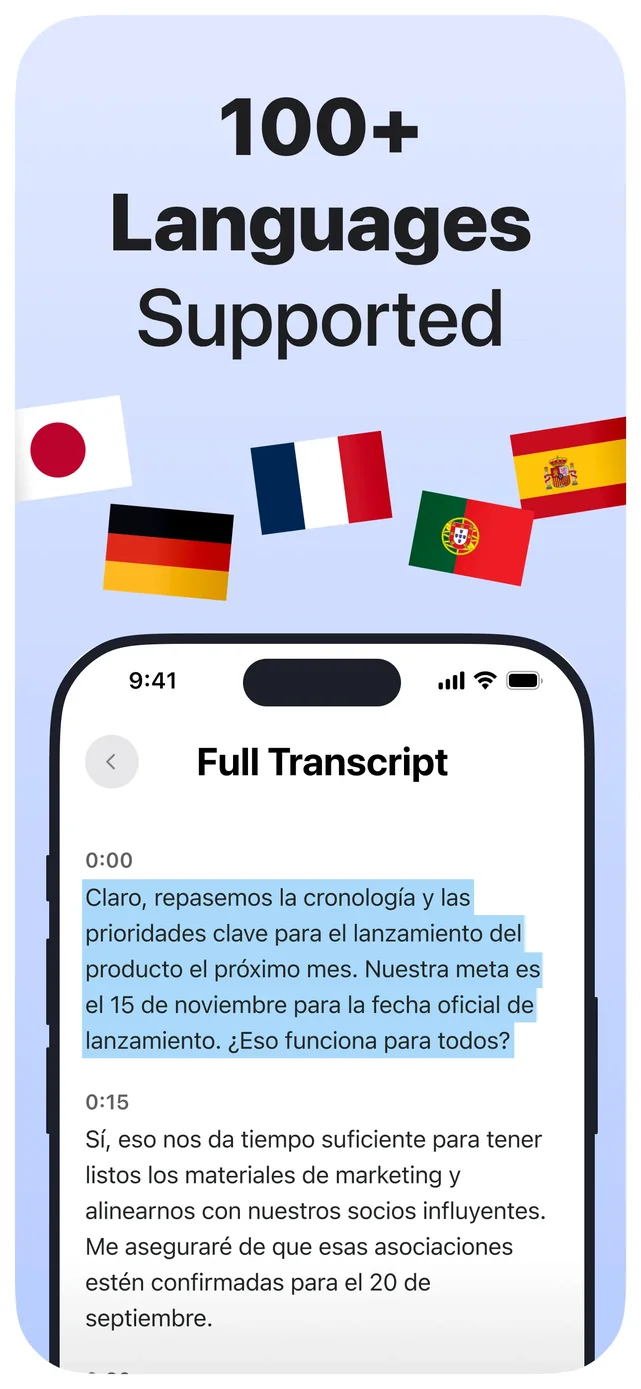 Echo – AI Meeting Note Taker App Store screenshot 4