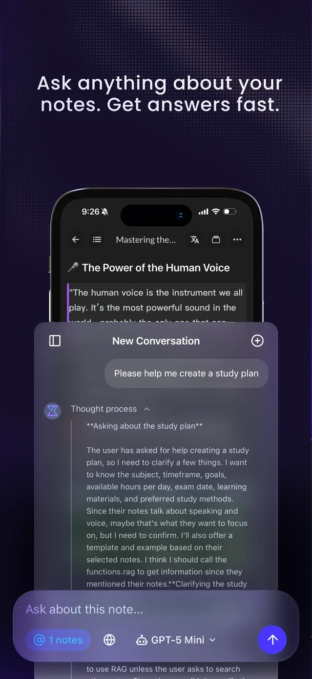 ThetaWave-AI Study Notes App Store screenshot 3