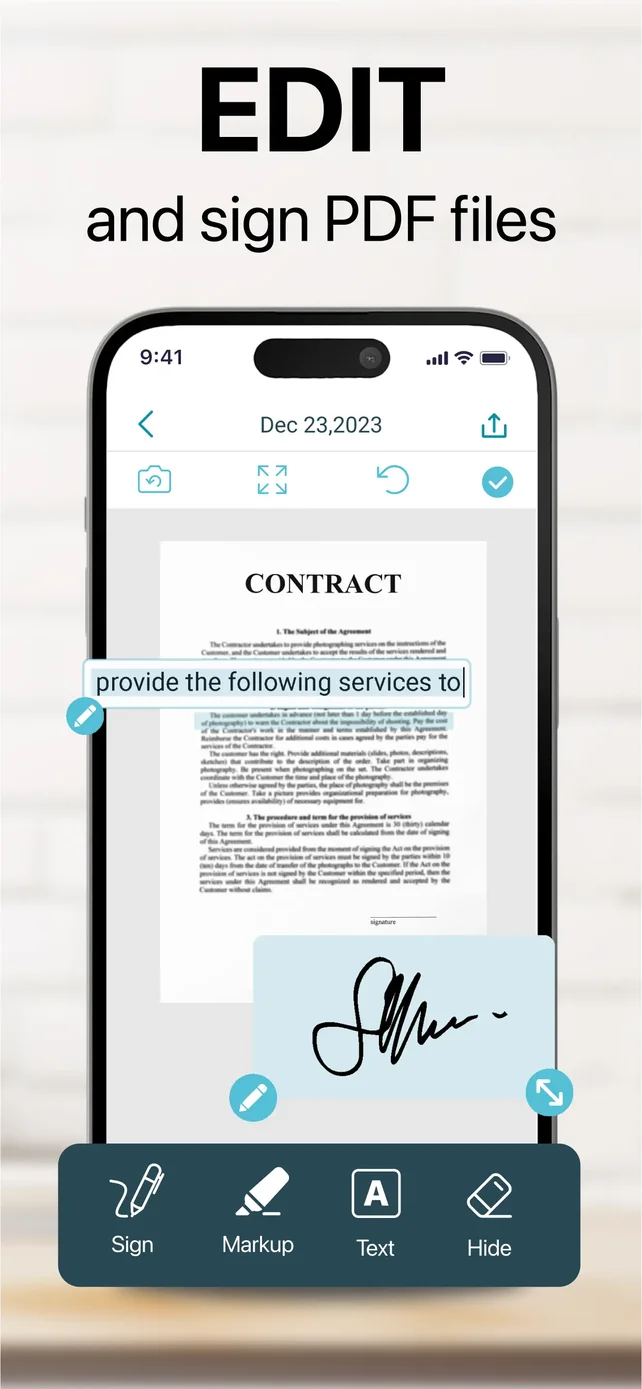 Scan to PDF: Converter Scanner App Store screenshot 3