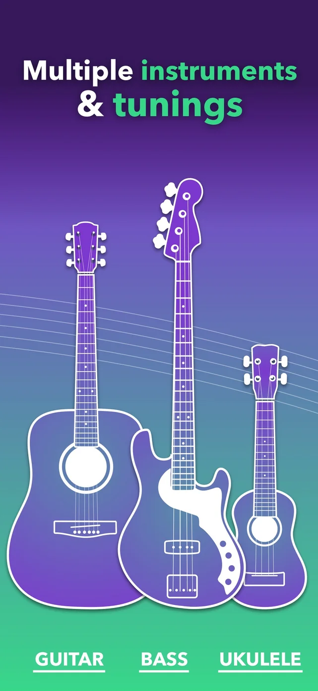 Guitar Tuner Easy tune chords App Store screenshot 2