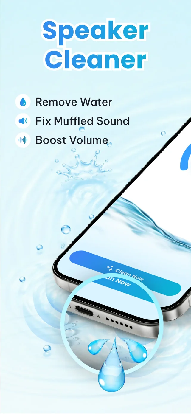 Speaker Cleaner: Eject Water App Store screenshot 1